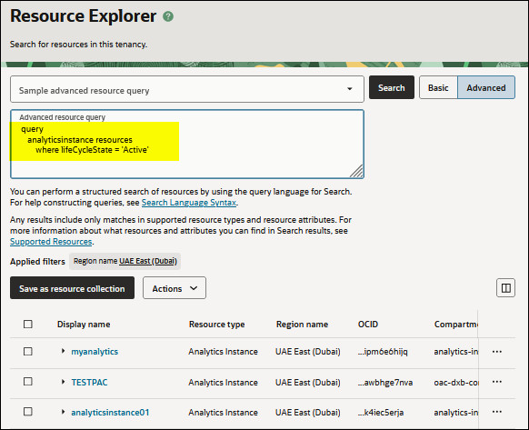 Description of console_advanced_search.jpg follows