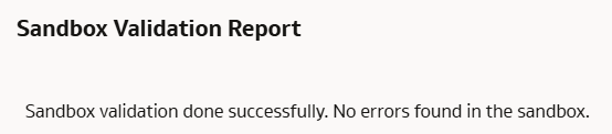 Description of validate-sandox-report.png follows