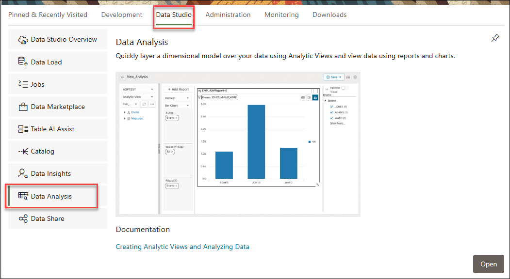 Description of data-analysis-pane.png follows