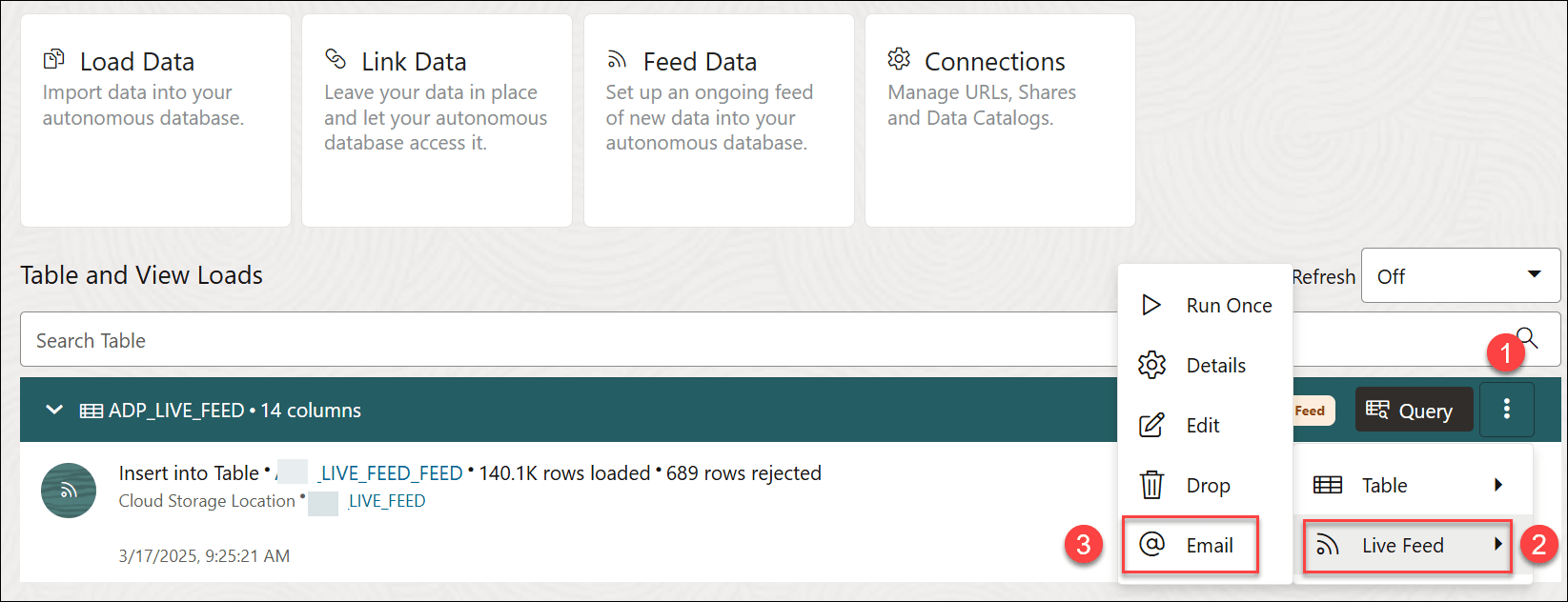Description of dataload-email.png follows