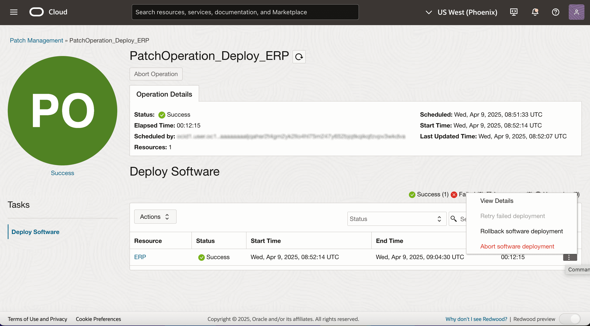 Tasks that can be troubleshot in a patch operation